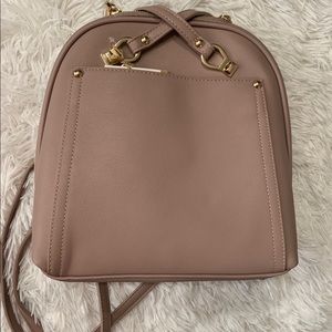Beautiful Taupe purse to backpack convertible bag